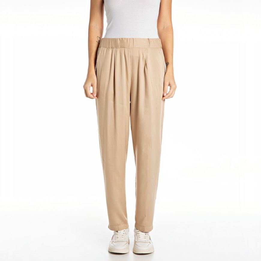 Снимка на REPLAY WOMEN'S COMFORT FIT TROUSERS IN TWILL