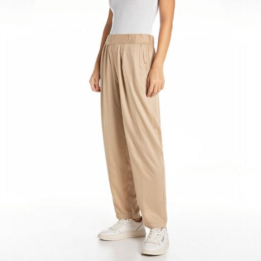 Снимка на REPLAY WOMEN'S COMFORT FIT TROUSERS IN TWILL