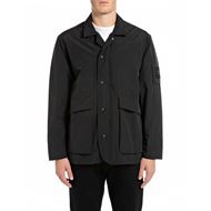 Снимка на REPLAY MEN'S SARTORIALE JACKET IN LAMINATED NYLON COTTON BLEND