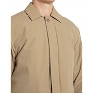 Снимка на REPLAY MEN'S SARTORIALE LONG JACKET IN LAMINATED NYLON COTTON BLEND