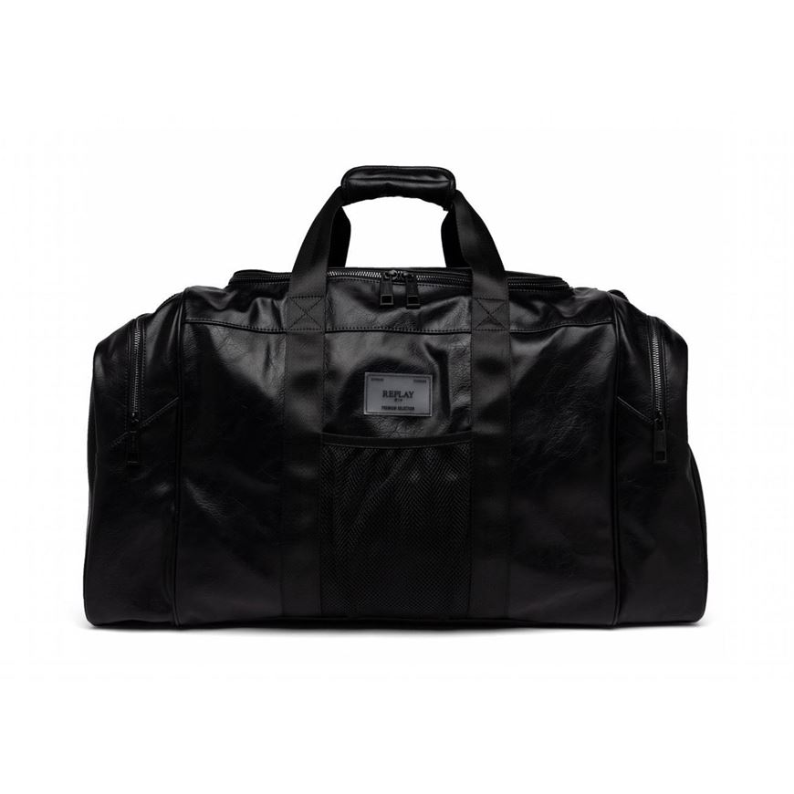 Снимка на REPLAY MEN'S VINTAGE-LOOK PU HOLDALL