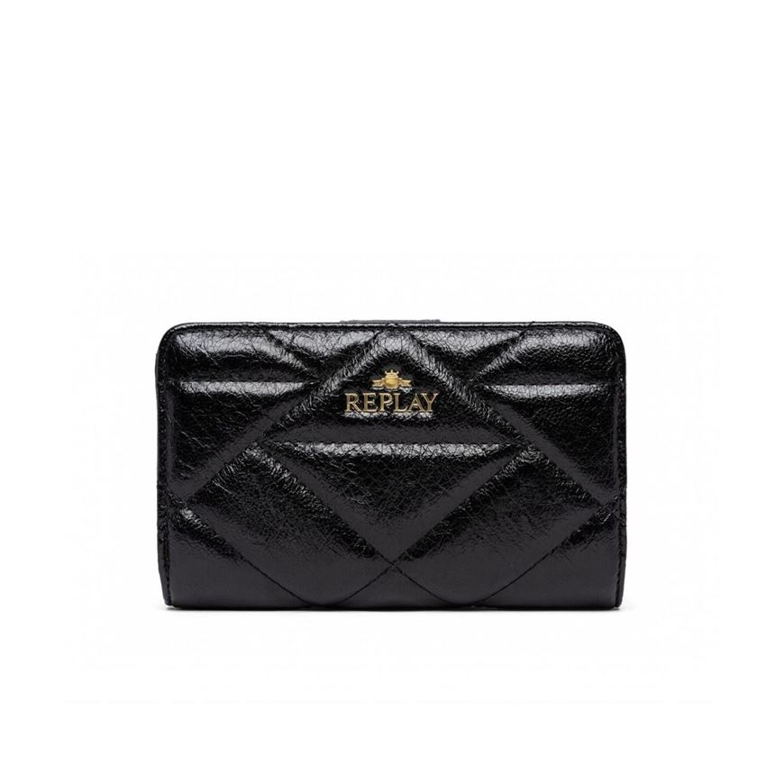 Снимка на REPLAY WOMEN'S WALLET WITH ZIPPER AND WRINKLE EFFECT