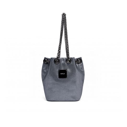 Снимка на REPLAY WOMEN'S BUCKET BAG IN LAMINATED DENIM