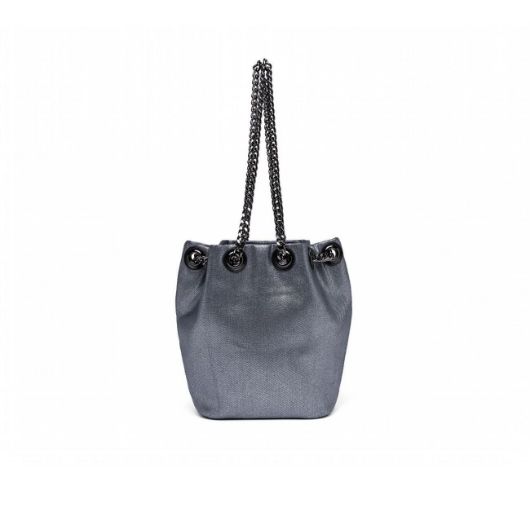 Снимка на REPLAY WOMEN'S BUCKET BAG IN LAMINATED DENIM