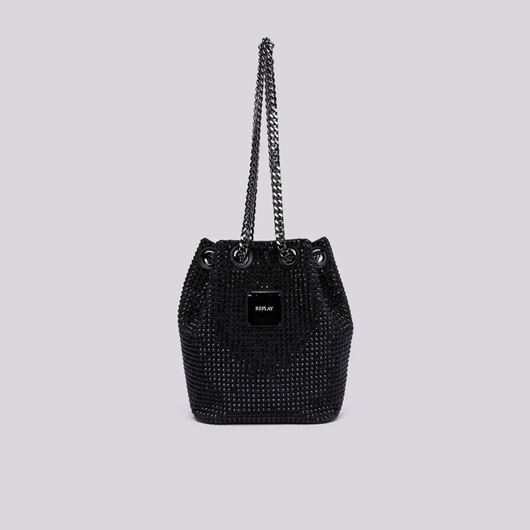 Снимка на REPLAY WOMEN'S BUCKET BAG WITH STUDS