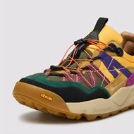 Снимка на FLOWER MOUNTAIN MEN'S IWANO 2 UNI - SUEDE AND FABRIC SNEAKERS - BLACK-COGNAC-YELLOW