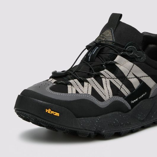 Снимка на FLOWER MOUNTAIN MEN'S IWANO 2 UNI - SUEDE AND FABRIC SNEAKERS - ANTHRACITE-STEEL