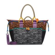 Снимка на FLOWER MOUNTAIN ДАМСКА ЧАНТА WEEKEND BAG ECO/SUEDE/FLYING KNITTING - КАФЯВО-ЧЕРНО 1