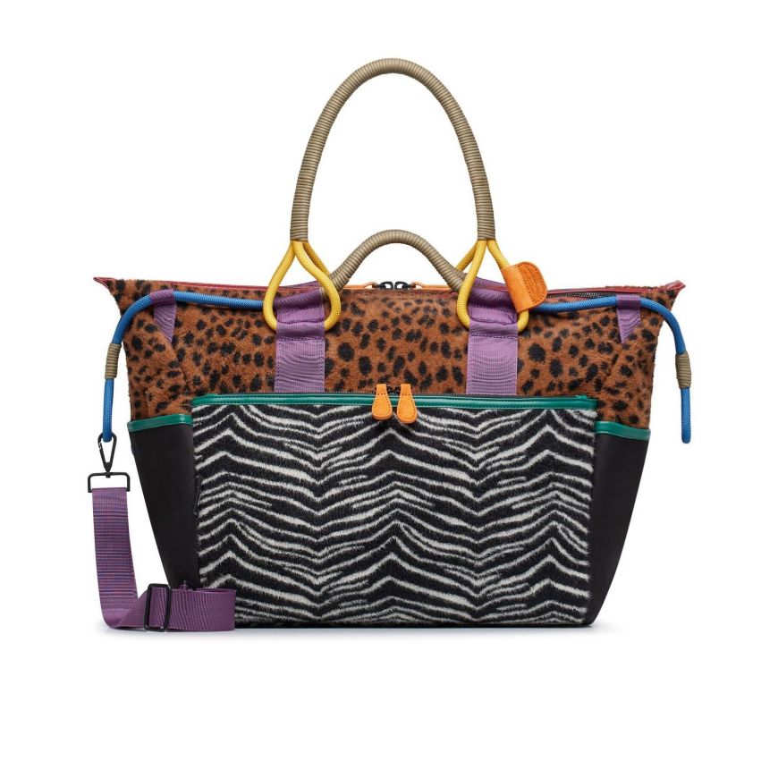 Снимка на FLOWER MOUNTAIN ДАМСКА ЧАНТА WEEKEND BAG ECO/SUEDE/FLYING KNITTING - КАФЯВО-ЧЕРНО