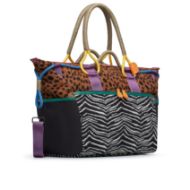 Снимка на FLOWER MOUNTAIN ДАМСКА ЧАНТА WEEKEND BAG ECO/SUEDE/FLYING KNITTING - КАФЯВО-ЧЕРНО 2