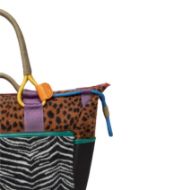 Снимка на FLOWER MOUNTAIN ДАМСКА ЧАНТА WEEKEND BAG ECO/SUEDE/FLYING KNITTING - КАФЯВО-ЧЕРНО 3