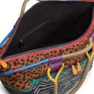 Снимка на FLOWER MOUNTAIN ДАМСКА ЧАНТА WEEKEND BAG ECO/SUEDE/FLYING KNITTING - КАФЯВО-ЧЕРНО 4