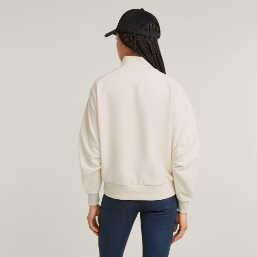 Снимка на G-STAR RAW WOMEN'S ASYMMETRIC BUTTON MOCK SWEAT