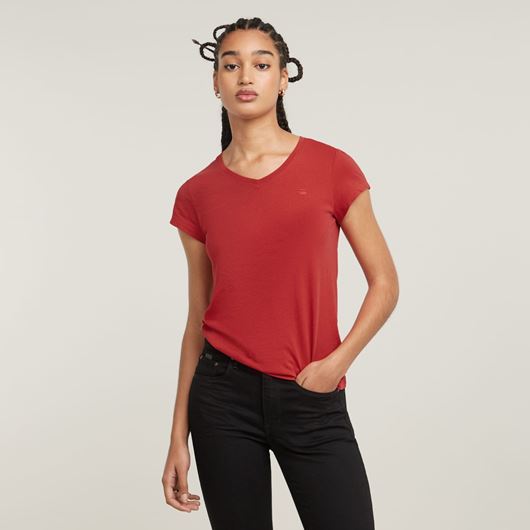 Снимка на G-STAR RAW WOMEN'S EYBEN SLIM V-NECK T-SHIRT 2.1