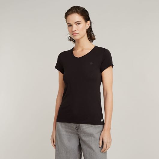 Снимка на G-STAR RAW WOMEN'S EYBEN SLIM V-NECK T-SHIRT 2.1