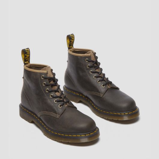 Снимка на DR. MARTENS MEN'S 101 ANTIQUE PULL UP AND LONG NAPPED SUEDE BOOTS