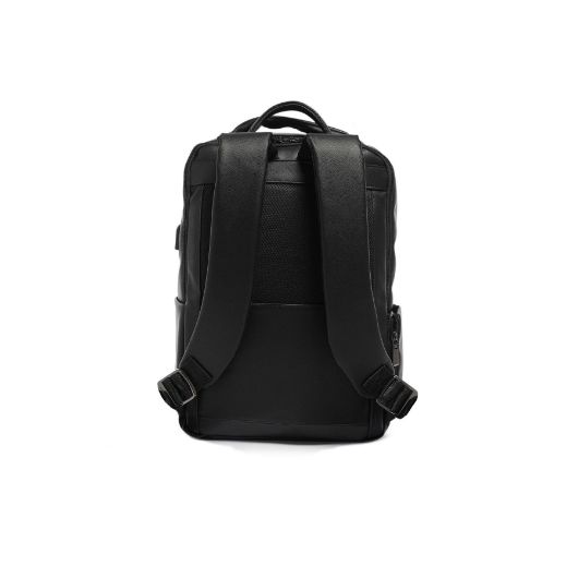 Снимка на MOMODESIGN BUSINESS BACKPACK IN SAFFIANO BLACK