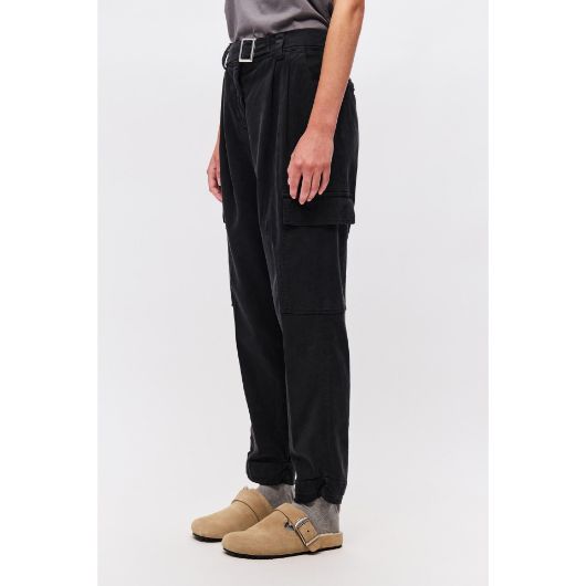 Снимка на DIRTY LAUNDRY WOMEN'S HIGH WAIST PLEATED CARGO PANTS