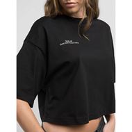 Снимка на REPLAY WOMEN'S CROPPED COTTON T-SHIRT WITH LOGO