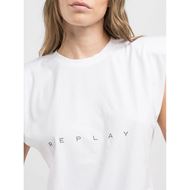 Снимка на REPLAY WOMEN'S BOXY JERSEY TOP WITH PRINT