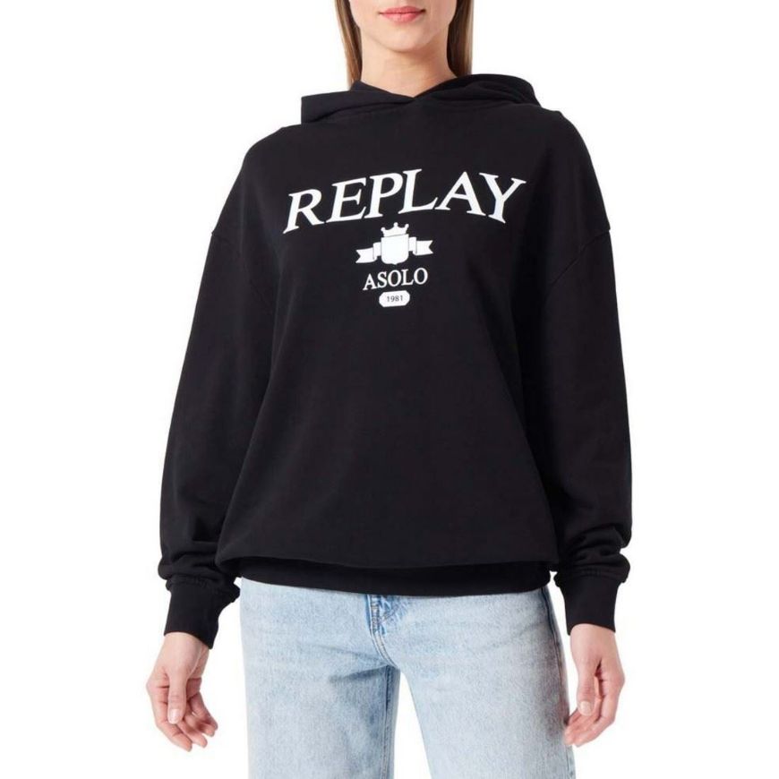 Снимка на REPLAY WOMEN'S HOODY WITH LOGO