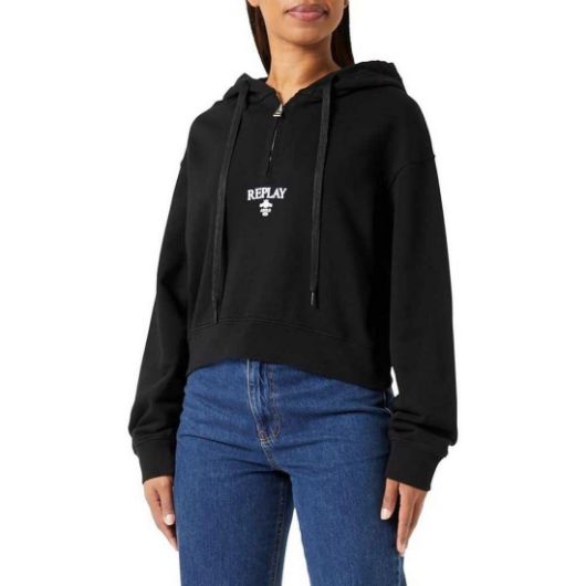 Снимка на REPLAY WOMEN'S HALF-ZIPPED HOODY