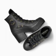 Снимка на CONVERSE WOMEN'S CHUCK 70 DE LUXE HEEL PLATFORM LEATHER