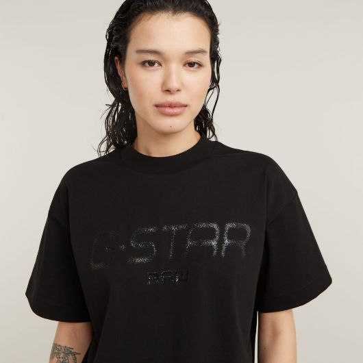 Снимка на G-STAR RAW WOMEN'S SHINY PRINT LOOSE T-SHIRT