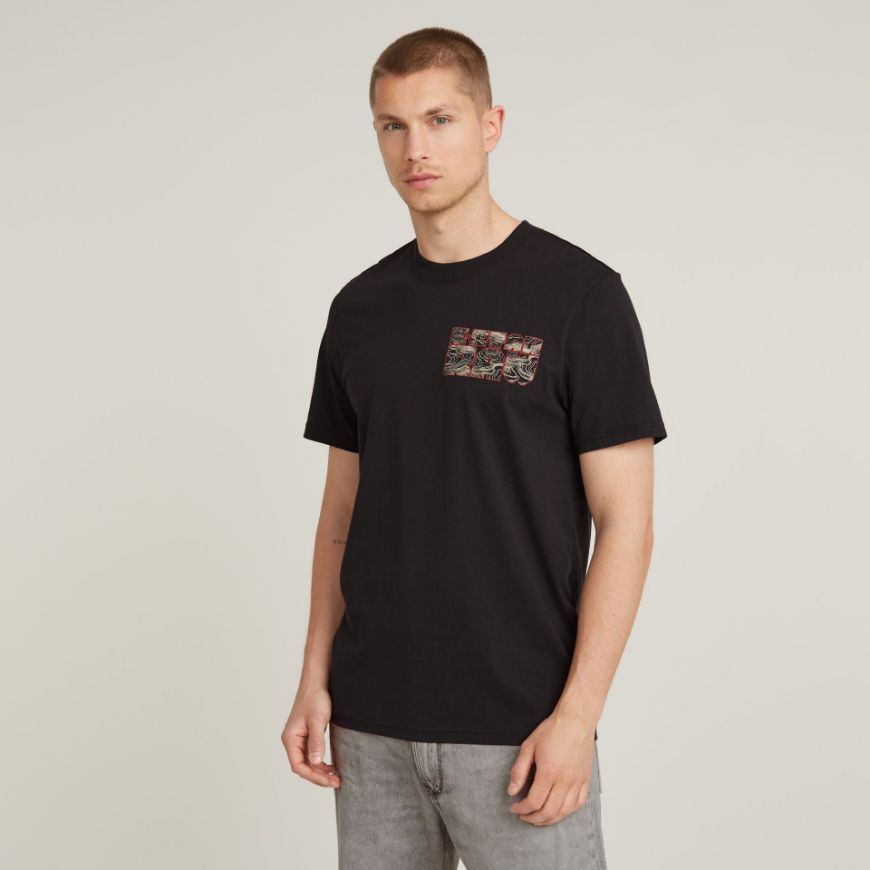 Снимка на G-STAR RAW MEN'S TOPOGRAPHY CHEST GR SLIM T-SHIRT