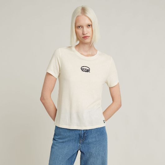 Снимка на G-STAR RAW WOMEN'S SMALL CENTER LOGO T-SHIRT