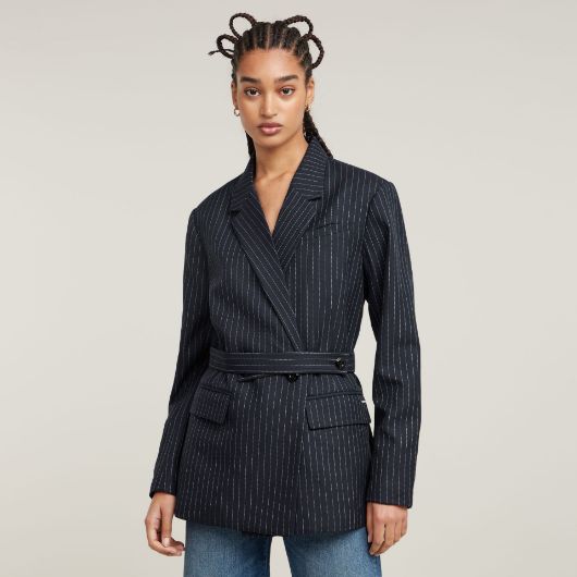 Снимка на G-STAR RAW WOMEN'S ADJUSTABLE PINSTRIPE BLAZER