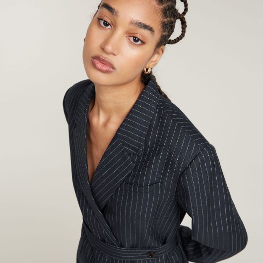 Снимка на G-STAR RAW WOMEN'S ADJUSTABLE PINSTRIPE BLAZER