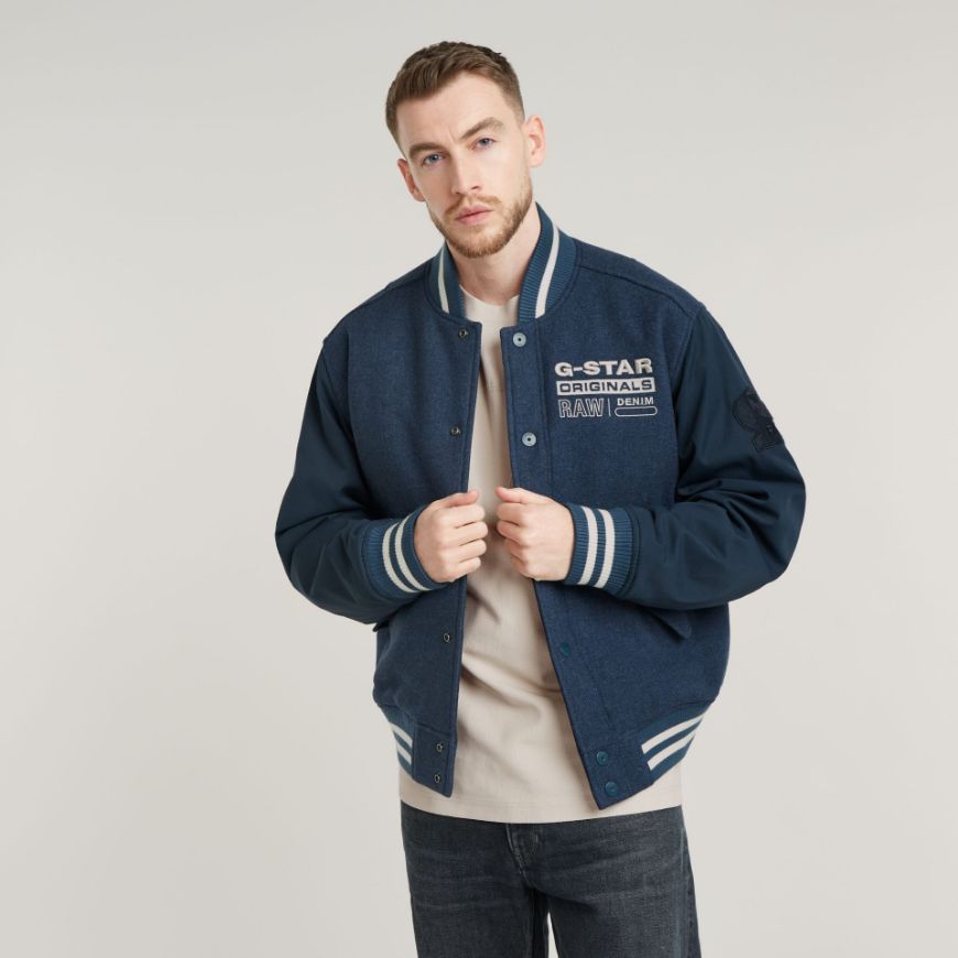 Снимка на G-STAR RAW MEN'S VARSITY WOOL BOMBER