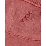 Снимка на SCOTCH&SODA MEN'S 3 CROSSES GARMENT DYE RELAXED FIT T-SHIRT IN BRIGHT RED