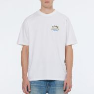 Снимка на SCOTCH&SODA MEN'S FRONT AND BACK ARTWORK RELAXED FIT T-SHIRT IN WHITE/PASTEL