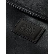 Снимка на SCOTCH&SODA MEN'S LEATHER BLAZER JACKET IN BLACK