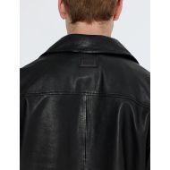 Снимка на SCOTCH&SODA MEN'S LEATHER BLAZER JACKET IN BLACK