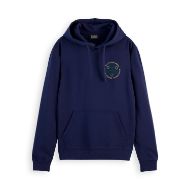 Снимка на SCOTCH&SODA MEN'S FRONT AND BACK ARTWORK HOODIE IN NAVY