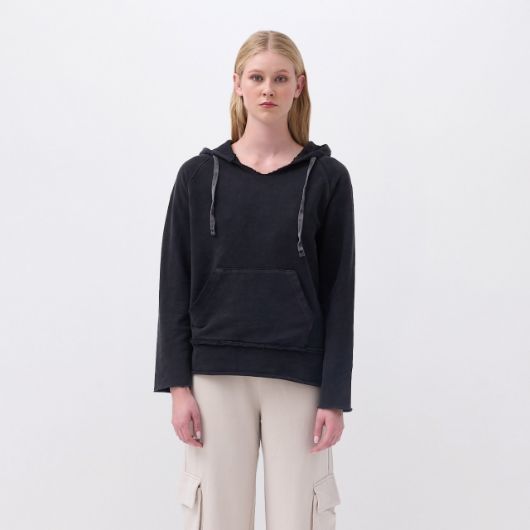 Снимка на DIRTY LAUNDRY WOMEN'S RAW EDGEDETAIL HOODIE