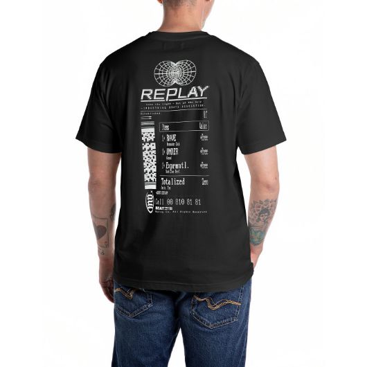 Снимка на REPLAY MEN'S JERSEY T-SHIRT WITH PRINTS