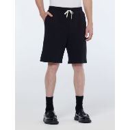 Снимка на SCOTCH&SODA MEN'S BADGE LOGO REGULAR FIT SWEATSHORTS IN BLACK