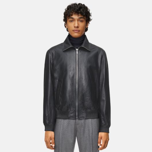 Снимка на DRYKORN MEN'S GRALON BLOUSON JACKET IN LAMB NAPPA LEATHER