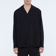 Снимка на SCOTCH&SODA MEN'S RELAXED FIT JACQUARD SATEEN SHIRT IN BLACK