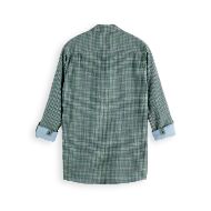 Снимка на SCOTCH&SODA MEN'S REGULAR FIT DOUBLE FACE CHECK SHIRT IN DARK GREEN