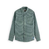 Снимка на SCOTCH&SODA MEN'S REGULAR FIT DOUBLE FACE CHECK SHIRT IN DARK GREEN