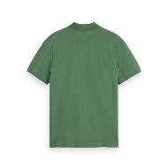 Снимка на SCOTCH&SODA MEN'S SEASONAL CORE - LOGO PIQUE POLO IN DARK GREEN