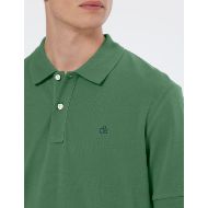 Снимка на SCOTCH&SODA MEN'S SEASONAL CORE - LOGO PIQUE POLO IN DARK GREEN