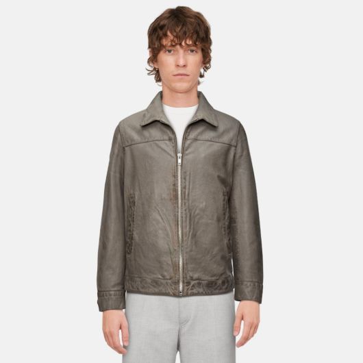 Снимка на DRYKORN MEN'S RIKKA BLOUSON JACKET IN GARMENT-WASHED LEATHER