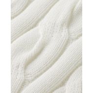 Снимка на SCOTCH&SODA MEN'S V-NECK DROPPED SHOULDER CABLE PULLOVER IN WHITE/PASTEL