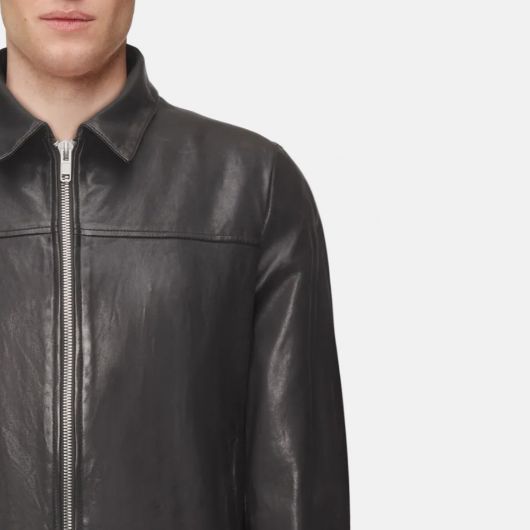 Снимка на DRYKORN MEN'S RIKKA BLOUSON JACKET IN GARMENT-WASHED LEATHER